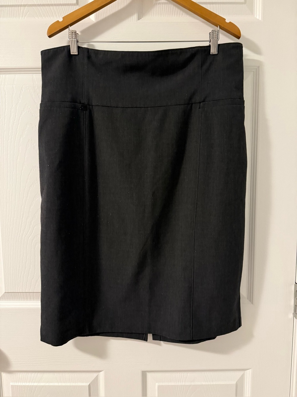 Ricki’s Gray Career Pencil Skirt Size 18 Stretch Office Work Wear